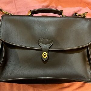 Classic Brown Full Grain Leather Jack George’s Bag Briefcase